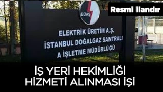 STANBUL DOALGAZ SANTRALLARI LETME MDRL  YER HEKML HZMET ALINMASI  ELEKTRK RETM A. GENEL MDRL(EA) STANBUL DOALGAZ SANTRALLER LETME MDRL