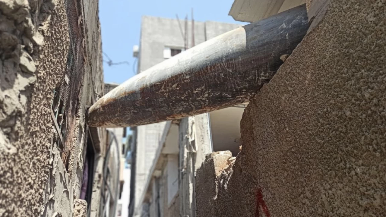 Gazze'de patlamayan srail fzesi endie sayor