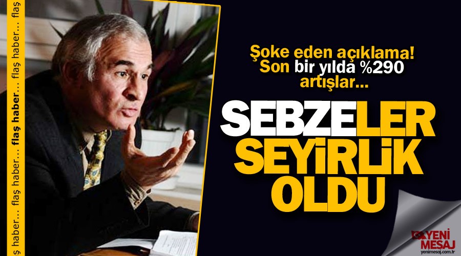 Sebzeler seyirlik oldu