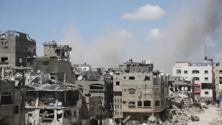 srail'in Gazze'de bir eve dzenledii hava saldrsnda 14 kii ld