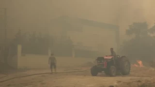 Mahalleli gzyalar iinde tahliye edildi