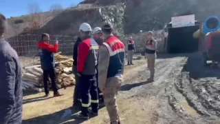 Elazığ Palu'da maden ocağında göçük 