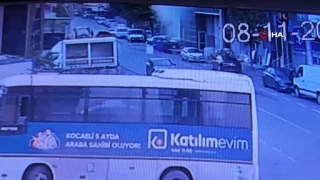 Patlama sesini duyan kaçtı, yaşanan panik saniye saniye kaydedildi