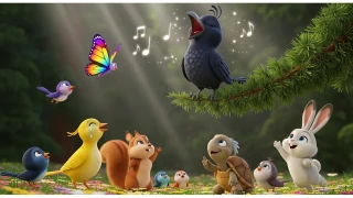  Renkleri seven karga Karakanat 