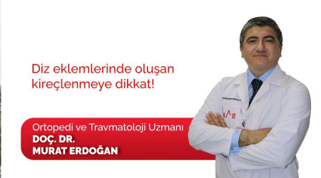 Diz eklemlerinde oluan kirelenmeye dikkat