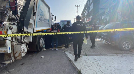 Çöp kamyonu yaşlı kadını ezdi