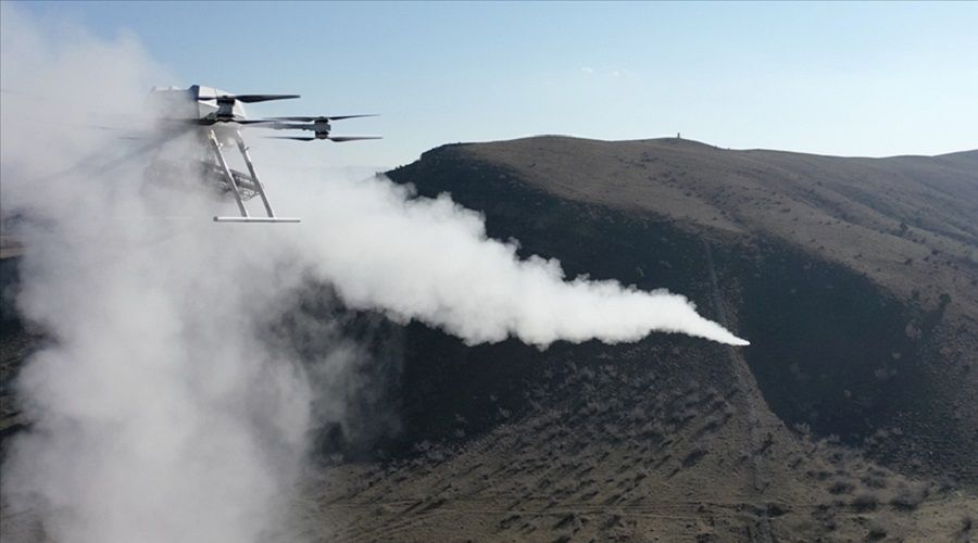 Silahlı drone Songar yerli roketleri ateşledi