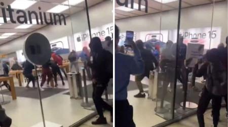 ABD'de Apple mağazası yağmalandı