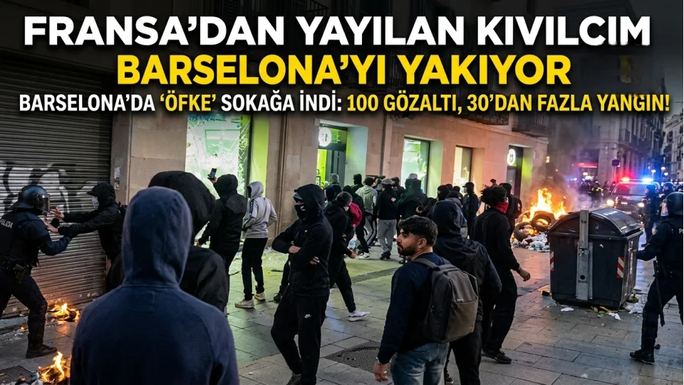 Barselona'da �iddetli protestolar ve ya�malama olaylar� ya�and�