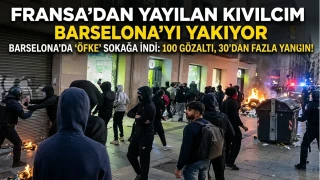 Barselona'da şiddetli protestolar ve yağmalama olayları yaşandı