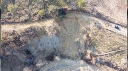 Bartın'da 16'sı büyük 39 heyelan meydana geldi
