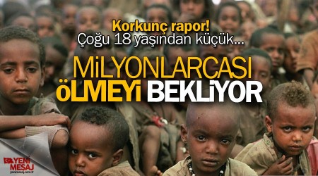 Korkunç rapor! Etiyopyalı çocukların yüzde 88’i...