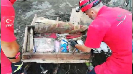 Selde ölen anne kız, ardında hüzün bıraktı