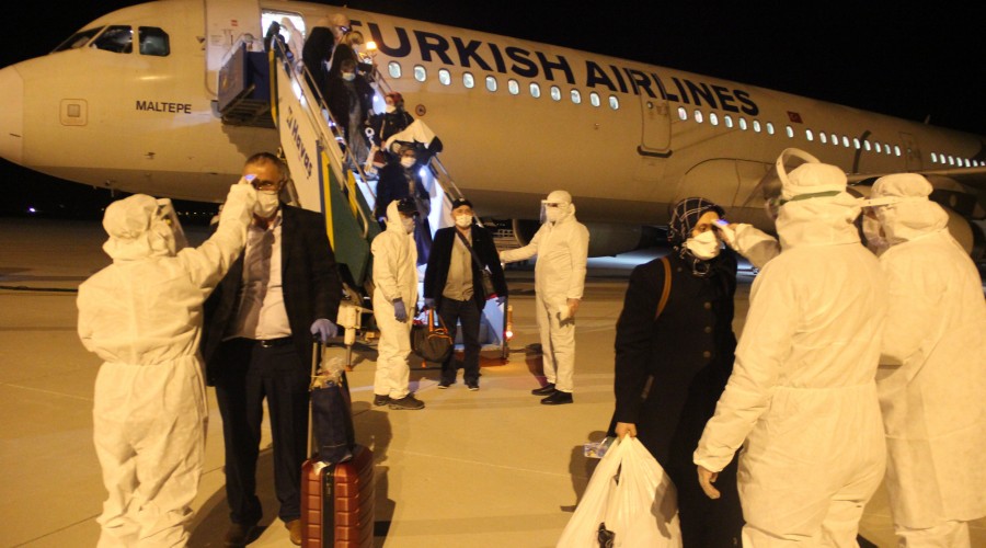 59 lkedeki vatandalar Trkiye'ye getiriliyor