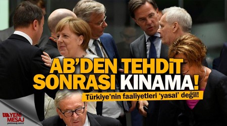 AB'den Türkiye'ye kınama