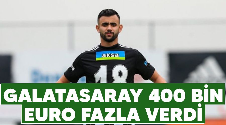 Galatasaray 400 bin Euro fazla verdi
