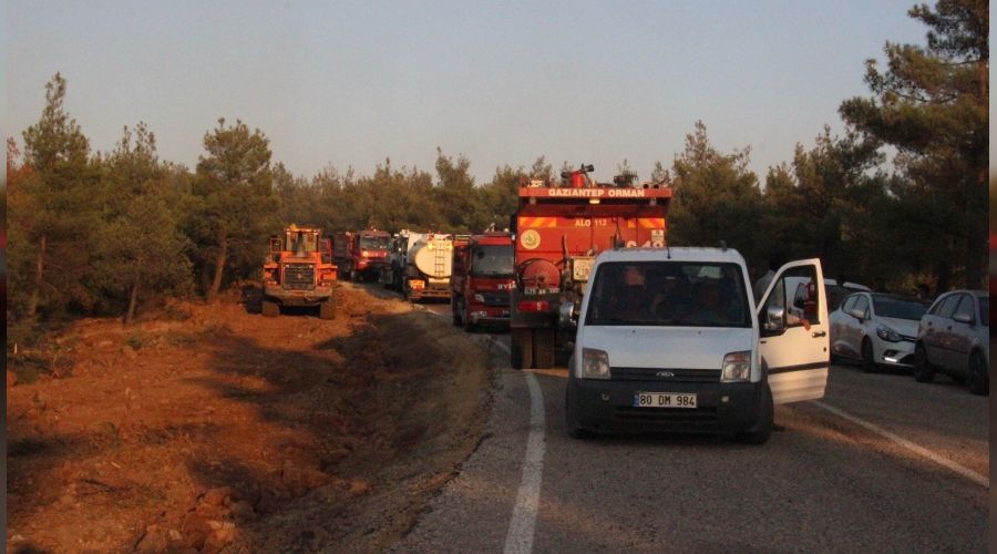 Kilis'teki orman yangını güçlükle kontrol altına alındı