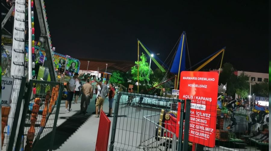 Marmaris'te lunaparka silahl� sald�r�