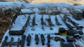 Pençe Kilit Operasyonunda çok sayıda silah ve mühimmat ele geçirildi