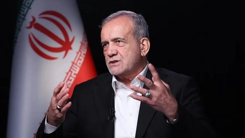 Pezeşkiyan, ABD ve İsrail'in küresel enerji güvenliğini tehdit ettiğini söyledi