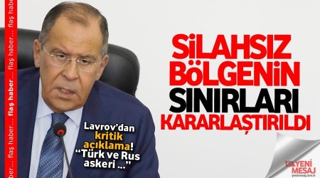 Silahsız bölgenin sınırları kararlaştırıldı