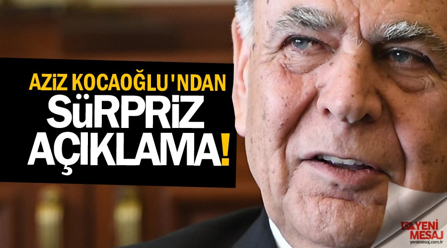 Aziz Kocaoğlu'ndan adaylığa yeşil ışık