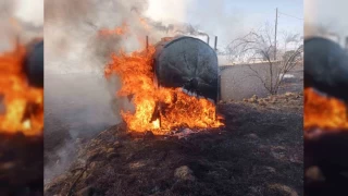 Burdur'da yarım saat içerisinde çıkan 5 yangın