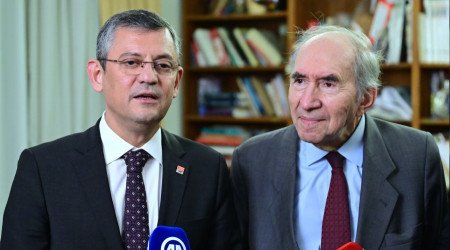 CHP'de Özgür Özel - Altan Öymen buluşması