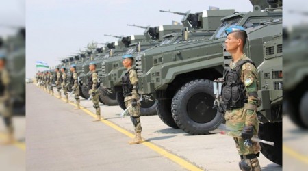 'Ejder Yalçın' zırhlıları Özbekistan ordusunda
