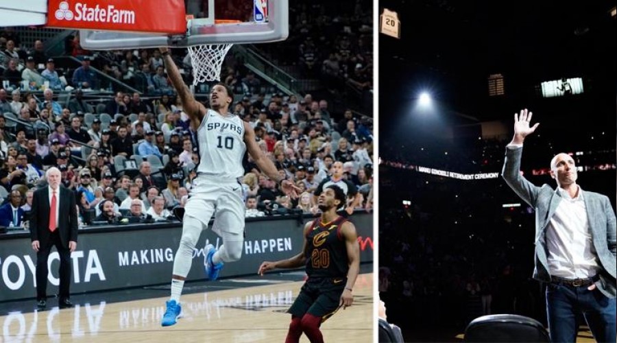 Ginobili'ye galibiyetli veda