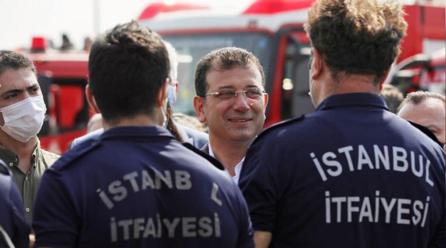 İmamoğlu, kahramanları karşıladı