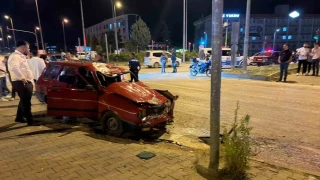 K�rm�z� ���kta deh�et: Gen� motosikletli 36,5 metre s�r�klendi