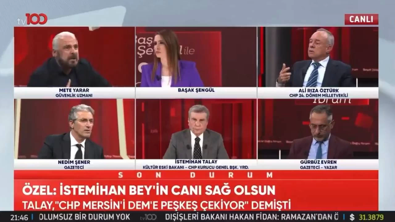 Mete Yarar ile CHP'li eski vekil arasında sert tartışma: Ben senin oğlun değilim