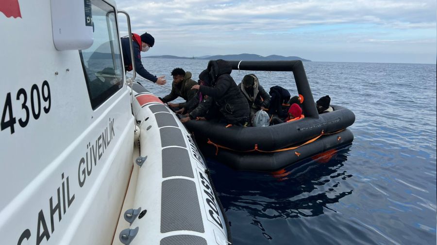 Mu�la'da onlarca d�zensiz g��men yakaland�