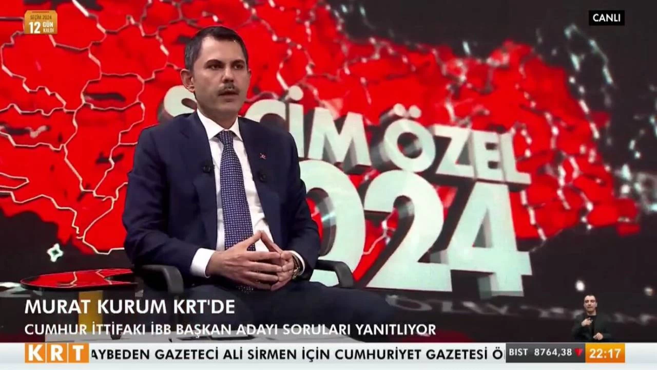 Murat Kurum canlı yayında Yeniden Refah seçmenine seslendi