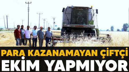 Para kazanamayan çiftçi ekim yapmıyor
