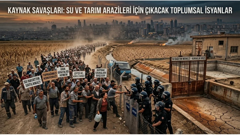 Su ve tarım arazileri için yaklaşan toplumsal isyanlar