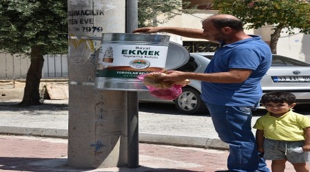 Toroslar Belediyesi'nin 'Ekmek nimettir çöpe atılmaz' projesi