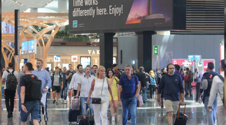 Yabancı ziyaretçi sayısı yüzde 186.5 arttı