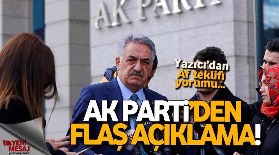 AK Parti'den 'af teklifi' a��klamas�