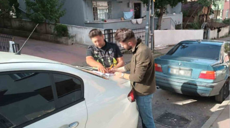 Ataşehir'de aracıyla drift atan sürücüye 20 bin 342 TL ceza
