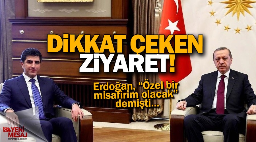 Barzani Erdoğan ile görüştü