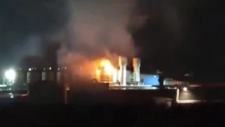 Gaziantep'te geri dnm fabrikasnda yangn