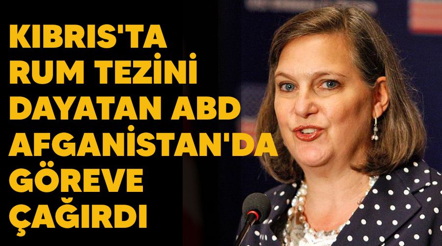 Kıbrıs'ta Rum tezini dayatan ABD Afganistan'da göreve çağırdı