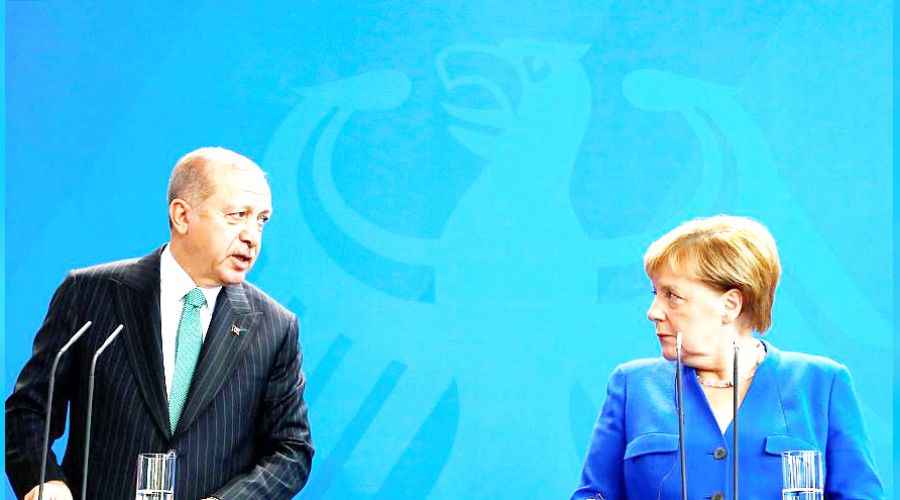 Merkel ile Suriye'yi g�r��t�