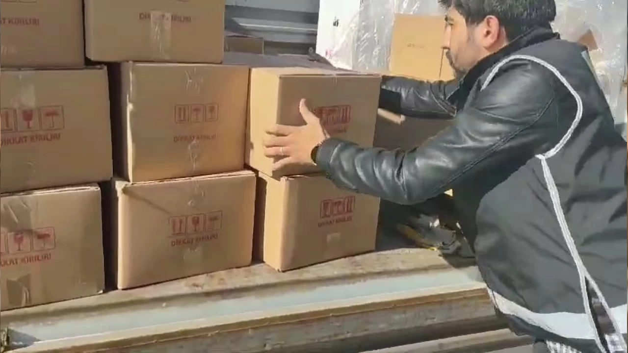 Samsun'da 1 ton 94 litre kaak etil alkol ele geirildi