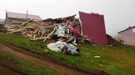 Trabzon'da yaylalarda ykmlar yeniden balad