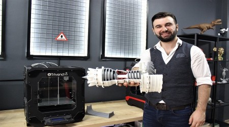 Türk mühendisin 3 boyutlu yazıcı başarısı