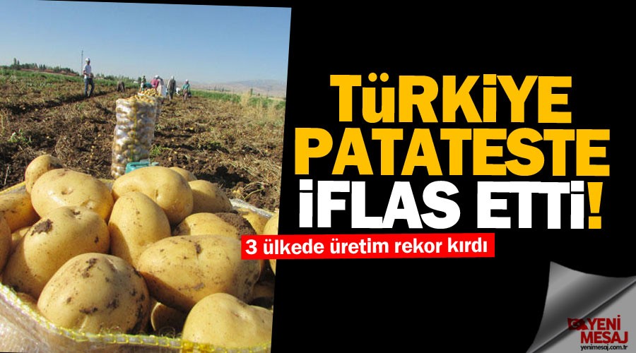 T�rkiye 'patateste iflas' etti