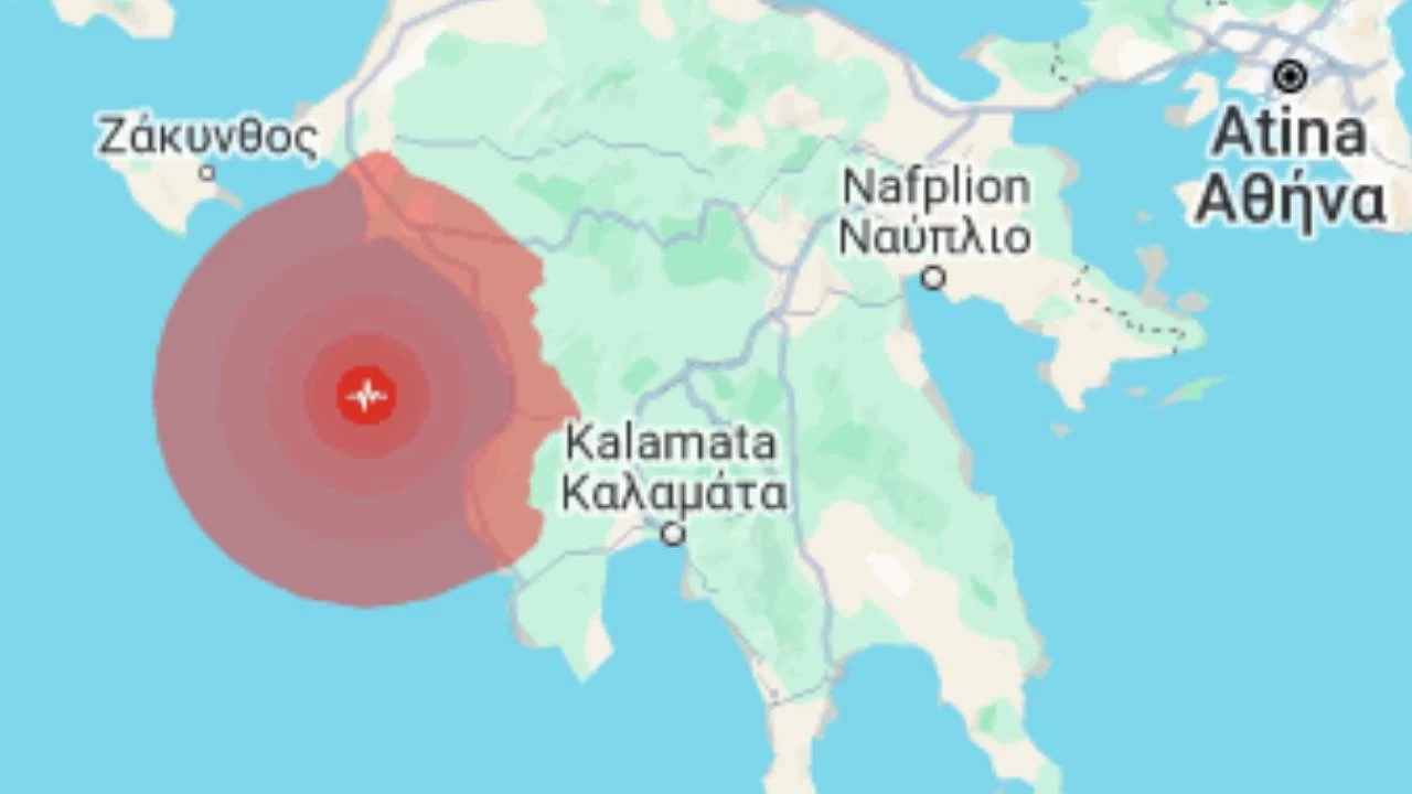 Yunanistan'da 5,8 byklnde deprem